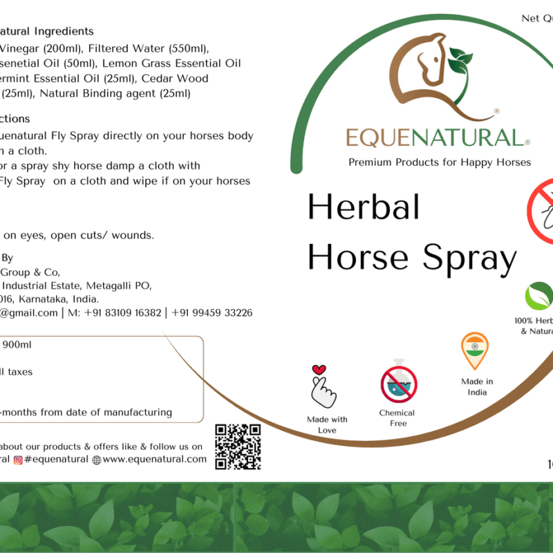 Equenatural Herbal Spray Fly Protection &ndash; 750ml