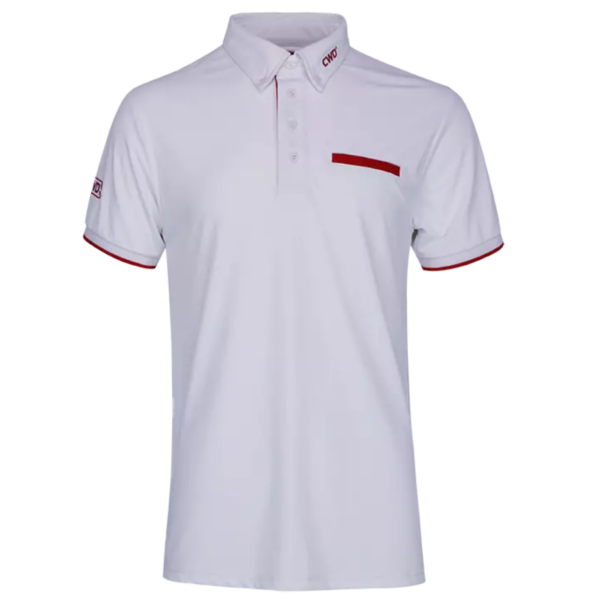 CWD Men&rsquo;s White Polo Shirt &ndash; Breathable Performance Wear